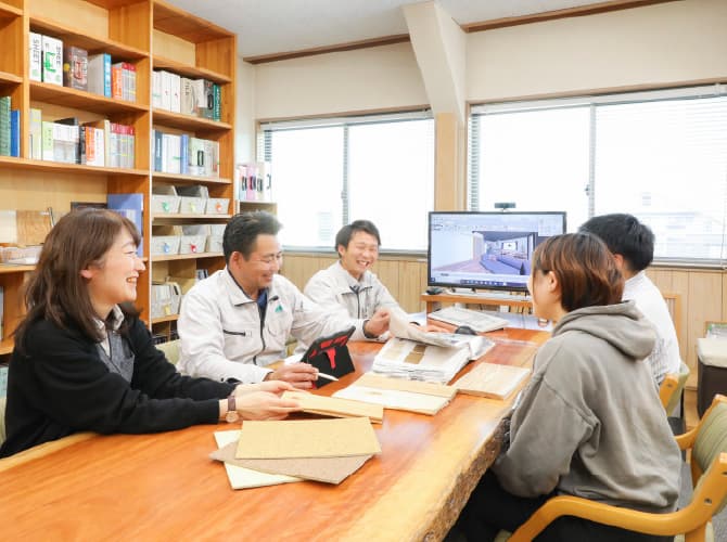 本契約・全社で家づくりのサポート